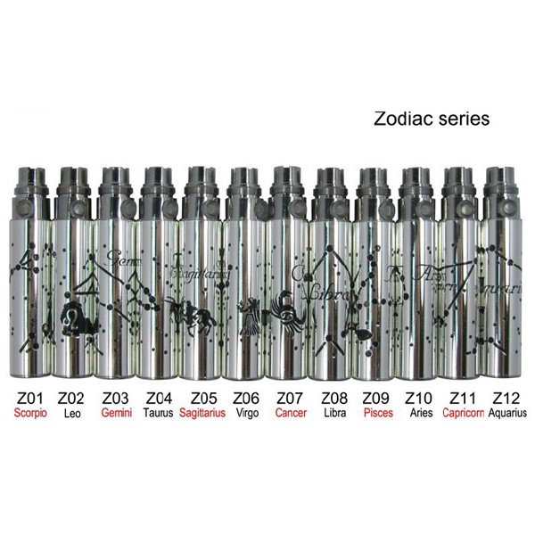 eGo-Z (Zodiac) batteria Capacità 650mAh